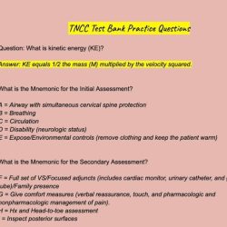 Tncc 8th edition test answers 2023