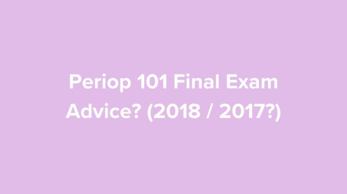 Periop 101 final exam 2023